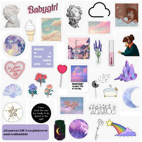 stickers pinterest|pinterest aesthetic stickers printable.